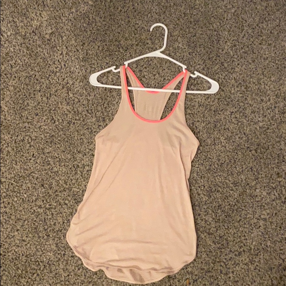 Beige Lululemon Racerback Tank